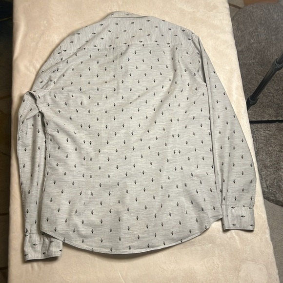 Massimo Dutti White Patterned Shirt - Picture 10 of 10